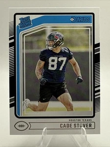 Cade Stover #304 Houston Texans 2024 Panini Donruss Football Rated Rookie RC - Picture 1 of 2