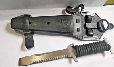 Vintage ETERNAL  Diving Knife w/ Sheath - image 1 of 4
