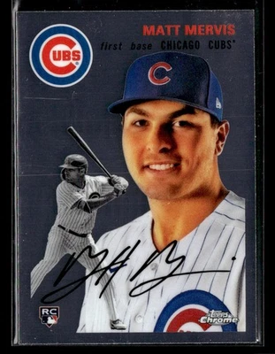 2023 Topps Chrome Platinum Anniversary Matt Mervis #139 Rookie - Image 1 of 2