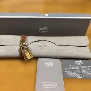 Hermes Kelly Uhr goldfarben Quarz Trödel - Bild 1 von 6