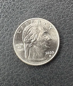 2023 D Washington Quarter “ IN COD WE TRUST “ Error Coin. - Picture 1 of 2