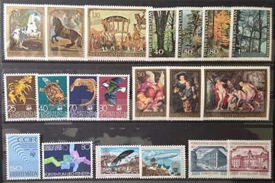 5874 - LIECHTENSTEIN - SMALL LOT - SCOTT# (SEE BELOW) - MNH - Image 1 of 2