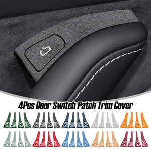 Door Switch Patch Trim Cover Protection Decoration Car Interior Accessories - Foto 1 di 22