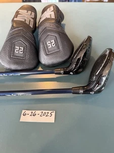 PXG 0311 Black Ops Hybrid Set 22 & 25 Deg Both Have Fujikura Ventus 8-S Shafts - Picture 1 of 8