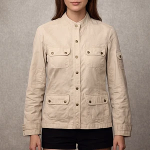 Style & Co Damen S Hemdjacke beige langarm Knopfleiste 100% Baumwolle sehr guter Zustand - Bild 1 von 21