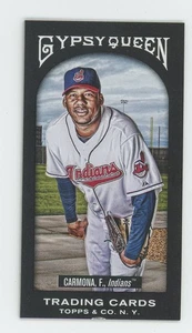 Fausto Carmona 2011 Topps Gypsy Queen Mini Black #240 Cleveland Indians - Picture 1 of 2