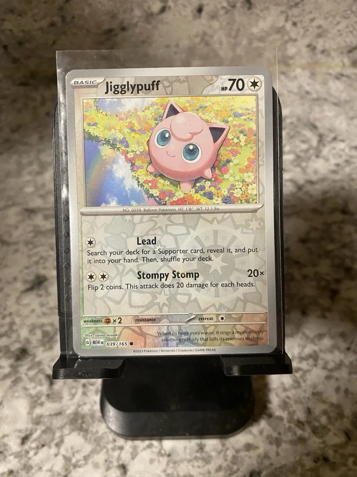Pokémon TCG Jigglypuff Reverse Holo Card 39/165 Scarlet & Violet 151 - Image 1 of 1