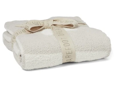 Manta de recepción CozyChic Cuddle, piedra crema, 30"x30" Foto 1 de 3