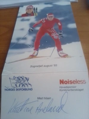 Knut Tore Apeland Olympiazweiter/Nord.Kombinstion/Team -Originalautogramm- - Bild 1 von 2