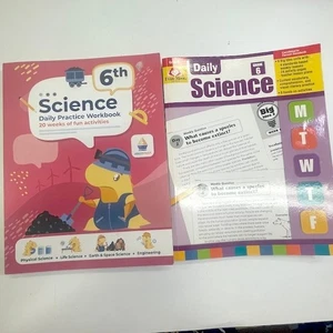 Homeschool Science 6th Grade School Work Book TWO - Picture 1 of 6