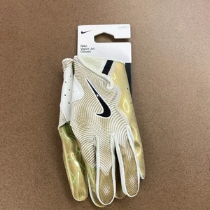 NIKE Vapor Jet 7.0 Energy Receiver Football Gloves Gold Green Sz XL NEW NWT - Picture 1 of 5