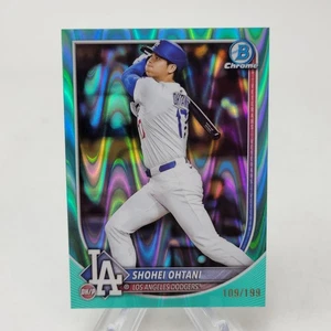 2025 Bowman Chrome Shohei Ohtani Aqua Lava Raywave Refractor /199 Dodgers - Bild 1 von 2