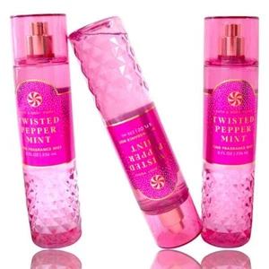 (Lot of 3) Bath & Body Works "Twisted Peppermint" Fine Fragrance Mist 8 oz. New - Picture 1 of 9
