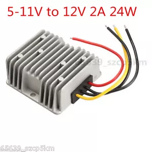 NEW Voltage Booster Power DC Converter Regulator 5V(5-11V) Step up to 12V 2A 24W - Picture 1 of 3