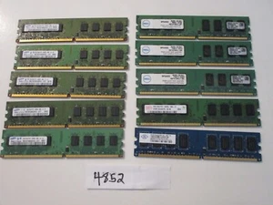 Samsung+DELL+Nanya+Hynix 8x2Gb=16Gb PC2-6400 800Mhz DDR2 Desktop Memory RAM 4852 - Picture 1 of 2