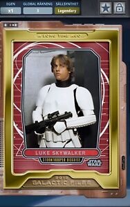 Star Wars Cardtrader A long time ago Luke Skywalker Gilded Bronze 3cc