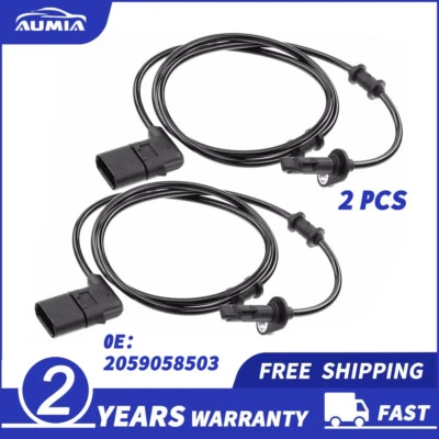 2x Sensor de velocidad de rueda ABS para Mercedes-Benz C300 C350e C400 trasero izquierdo y derecho Foto 1 de 4