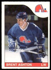 1985-86 O-Pee-Chee Brent Ashton Quebec Nordiques #170
