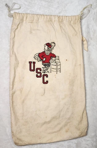 Vintage 1970's South Carolina Gamecocks USC Cocky Laundry Bag Cover