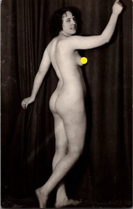 Art Nouveau Era Risque Nude Photo Flapper Woman 1910s - Picture 1 of 4