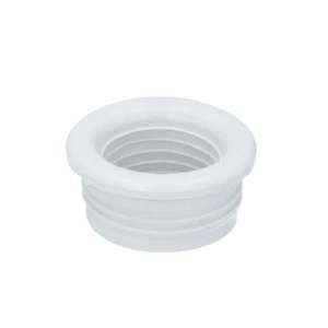 Tubo reductor de goma de aguas residuales tubo de desagüe molduras todos los tamaños accesorios blanco - Imagen 1 de 11