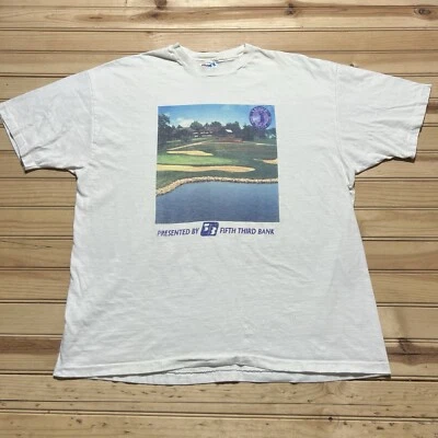 Vintage 90s Kroger PGA Senior Pro Golf Championship Corse Photo Shirt Size XL￼ - Image 1 of 4