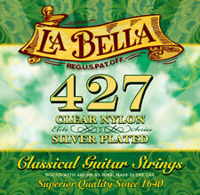 La Bella 427 Elite Classic Clear-Silver Nylon Guitar Strings for sale