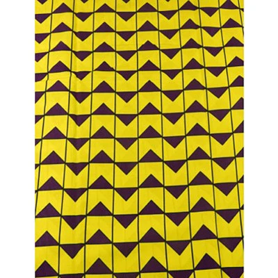 African Triangles Print Fabric 2 yards - Image 1 of 2