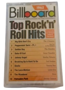 Billboard Top Rock 'n' Roll Hits 1962 Cassette Tape Set Vintage Music SEALED NEW - Picture 1 of 2