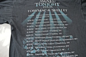 T-Shirt Toby Mac & Skillet Awake Tonight Medium 11/10 Konzert Tour Shirt - Bild 1 von 5