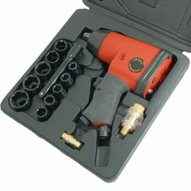 Neilsen CT068017 Half Inch Drive Air Impact Wrench Compressor Sockets Set