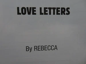 LOVE LETTERS TPB BY REBECCA 1ST PRINT 2006 - Bild 1 von 1