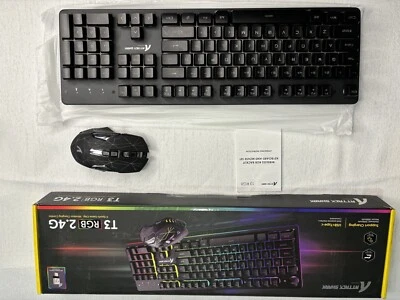 Combo de teclado y mouse inalámbricos para juegos ATTACK SHARK T3 - Nuevo, caja abierta Foto 1 de 3