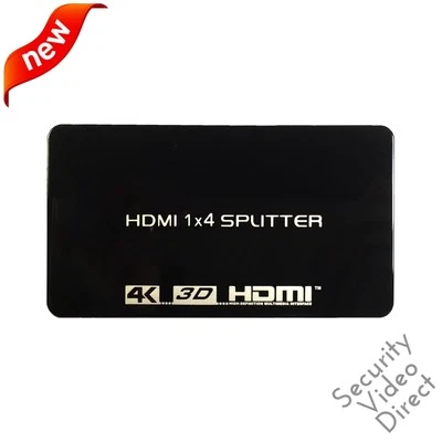 Latest Generation 4 Ports HDMI V1.4 1x4 port Splitter Full HD 3D 4K2K 1080P UHD - Image 1 of 4