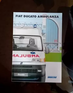FIAT DUCATO SECONDA SERIE AMBULANZA PRONTO SOCCORSO Brochure originale 2001 - Foto 1 di 10