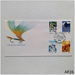Fishing In Australia 24 Oct 1979 Philatelic Sales Centre Sydney FDI APC - Picture 1 of 2