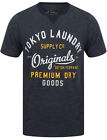 Tokyo Laundry T Shirt Mens Vintage Retro Graphic Print Tee Top Cotton Blend New