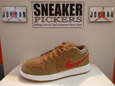 Air Jordan 1 Low UTL (GS) - DO2233 264 - Driftwood / White - 5.5Y / Women's 7 - Image 1 of 4