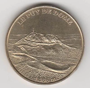 A 1998 TOKEN MEDAILLE MONNAIE DE PARIS -- 63 000 N°2 LE PUY DE DÔME 1465 M - Foto 1 di 2