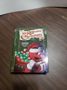 M&M's Tin Shaped Book How Red Saved Christmas Tale 2009 Collectible - Bild 1 von 4
