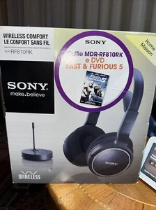 Sony MDR-RF810RK Cuffie Wireless - Nero - con antenna - Foto 1 di 5