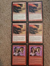 6 Mtg Nm Red 4x Crusher Zendikon/ 2x Canyon Wildcat