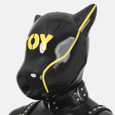 Furrjoi IDo Silicone Dog Drone Mask Puppy Play Party Mask Furry Fetish Pet Hood - Image 1 of 4