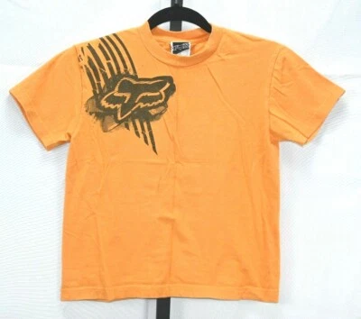 FOX Camiseta Juvenil Naranja Talla K5 RN# 97275 100% Algodón  Foto 1 de 3