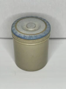 Antique Minnesota RedWing Pottery Pantry Jar Crock Stoneware Butter Crock w/ Lid - Picture 1 of 11