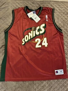 DESMOND MASON 2000-01 Fleer Legacy SUPER SONICS Jersey AUTOGRAPH #210/350 - Picture 1 of 6