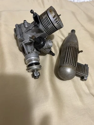 A S P 108 R/C Nitro Plane Engine All Original   - Image 1 of 4