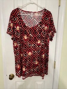 LuLaRoe Santa Red Women's Size 2XL - Picture 1 of 4