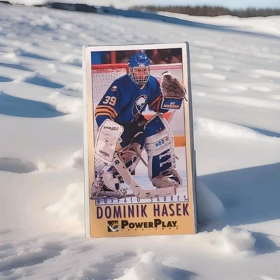 Dominik Hasek HOF 1993-94 Fleer Power Play NHL Hockey #297 (MINT) Buffalo Sabres - Image 1 of 3