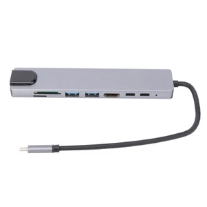Expansionsdock Vom 8-in-1- -C-auf-Adapter Hub USB 3.0 Konzentrator - Bild 1 von 12